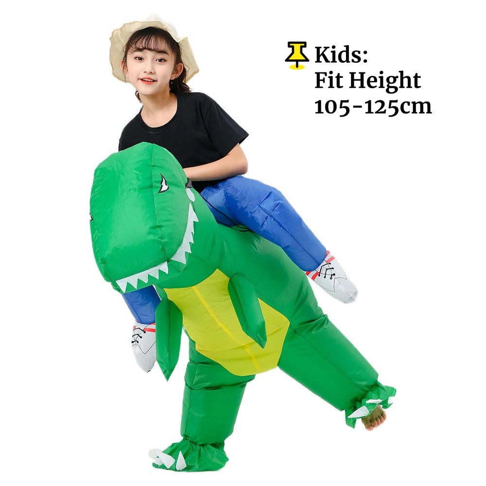 Costume gonflable dinosaure enfant 80-105 cm