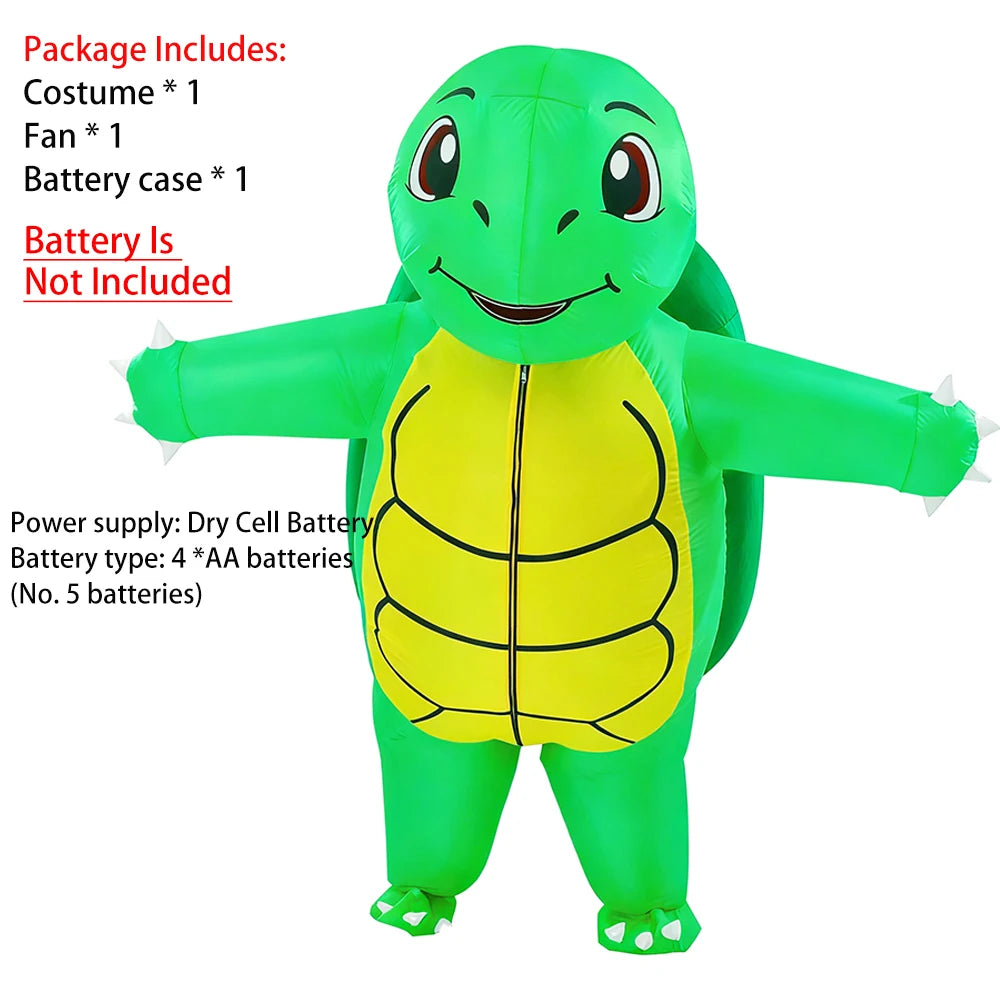 Costume gonflable tortue en polyester