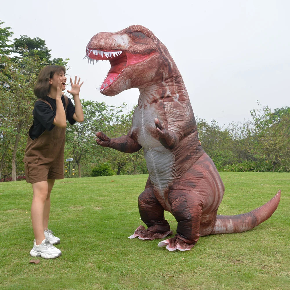 Combinaison gonflable dinosaure T-Rex adulte 150-200 cm