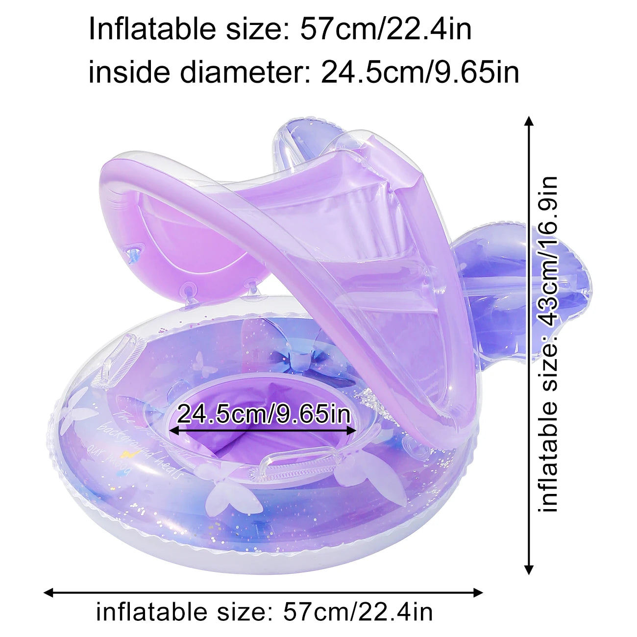 Bouée natation rose violet comparaison couleurs