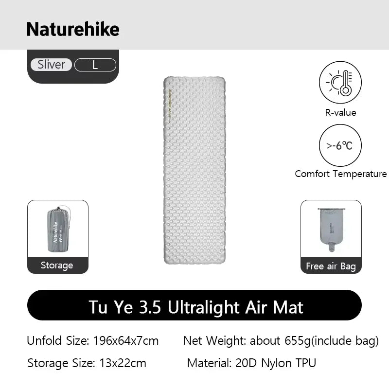 Matelas gonflable simple pour voyage