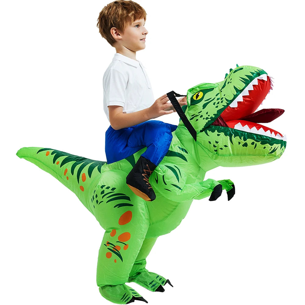 Déguisement gonflable dinosaure enfant 80-120 cm