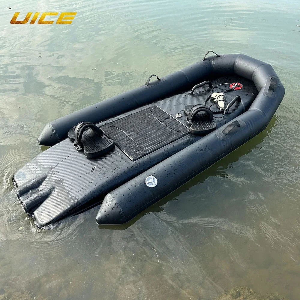 Plateforme flottante gonflable utilisée pour la baignade