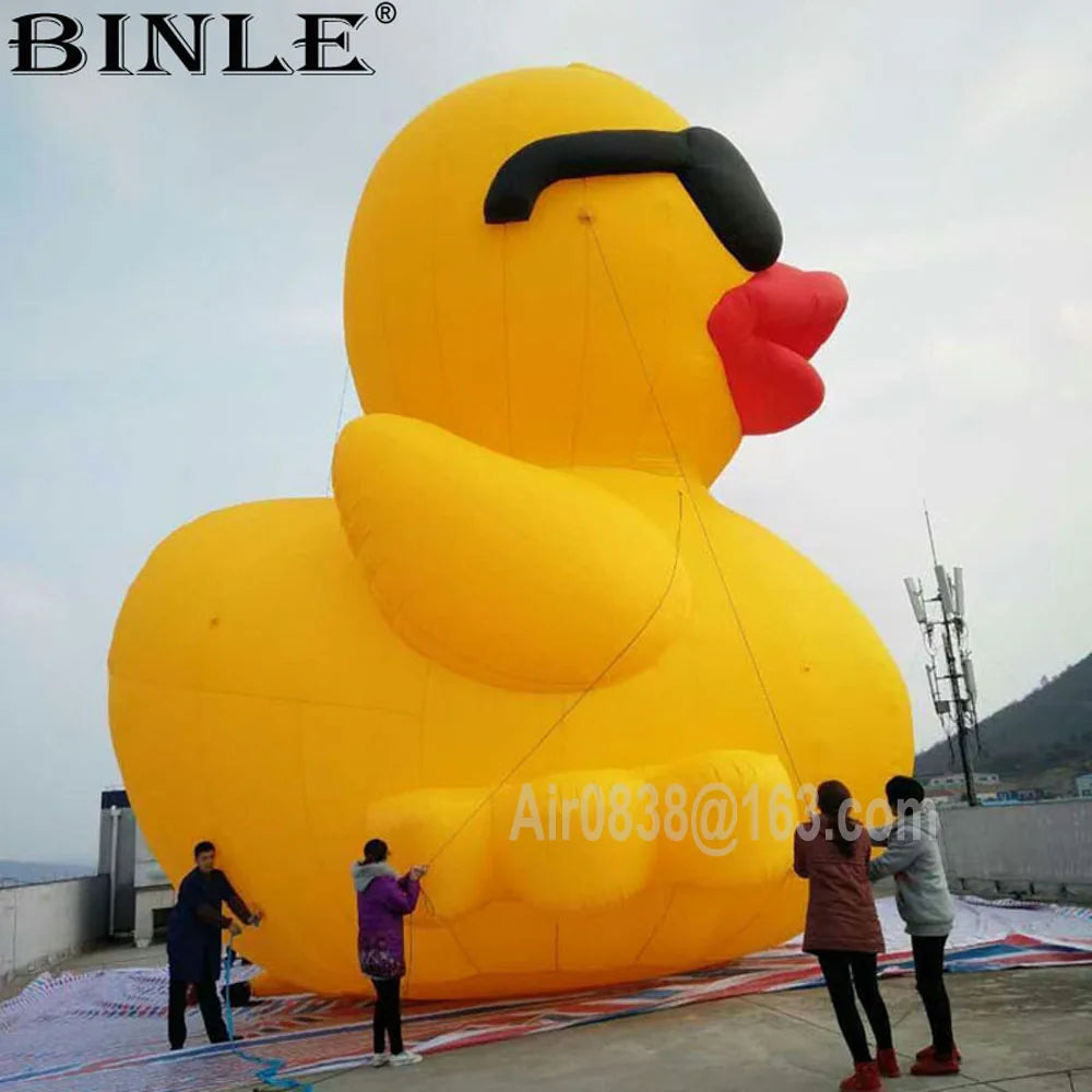 Décoration gonflable canard géante pour événement