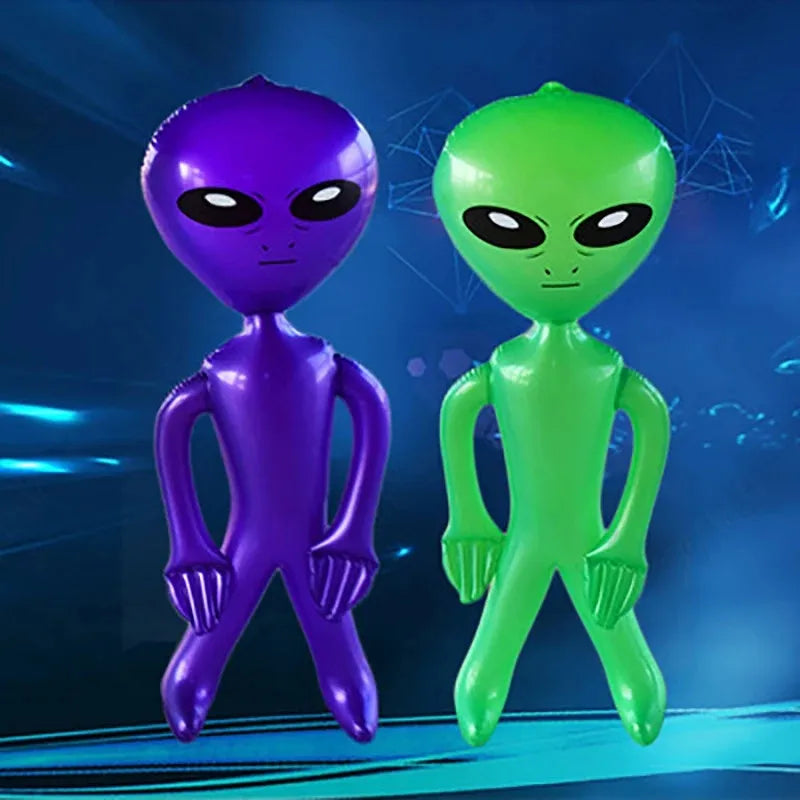 Jouet gonflable alien PVC 90 cm bar piscine