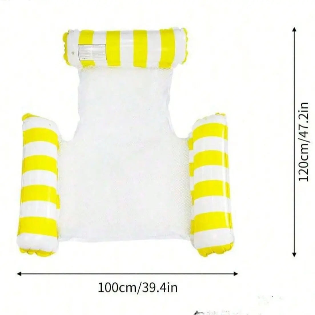 Bouée Gonflable Hamac Fruit Multicolore détail de la maille centrale 19