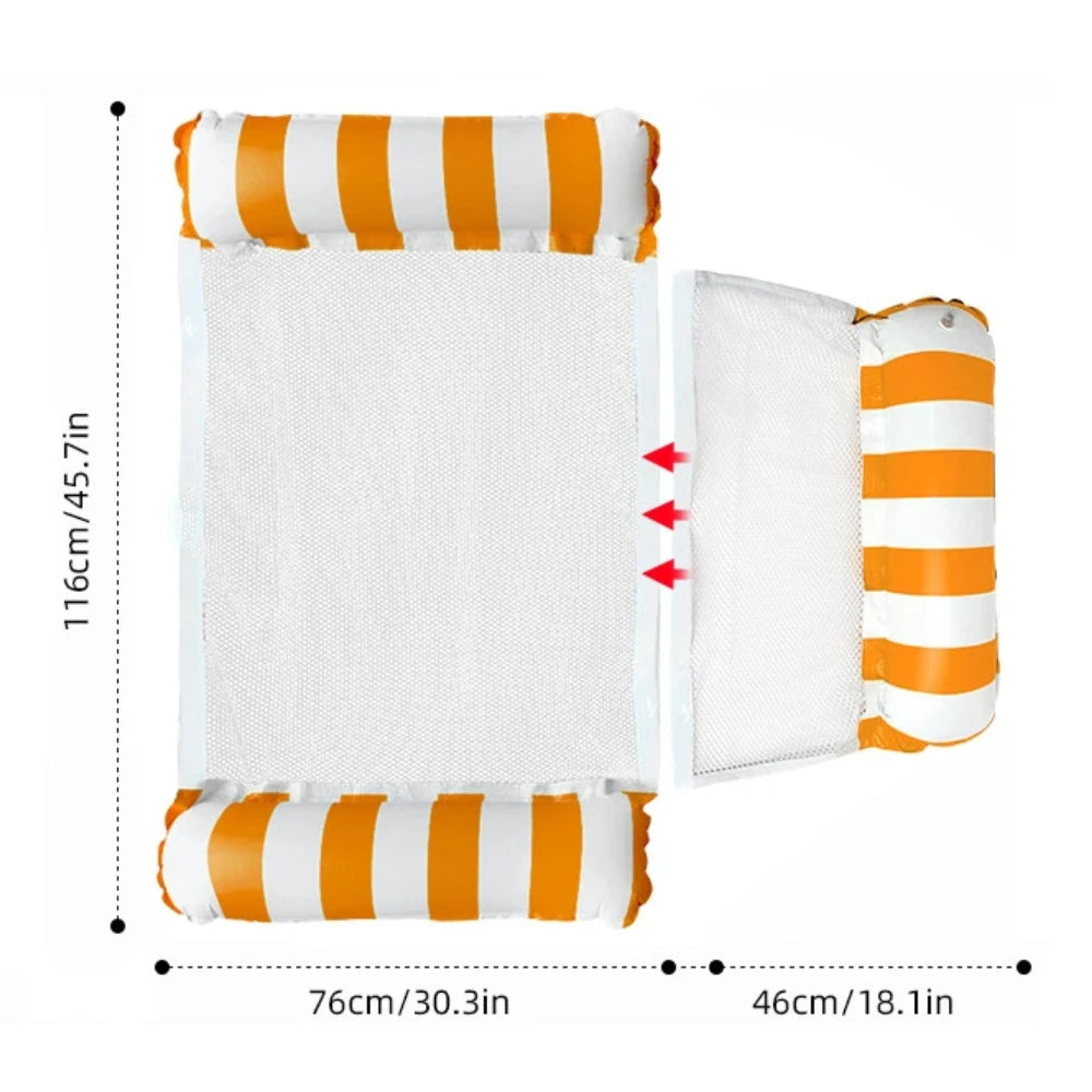 Matelas gonflable flottant en PVC