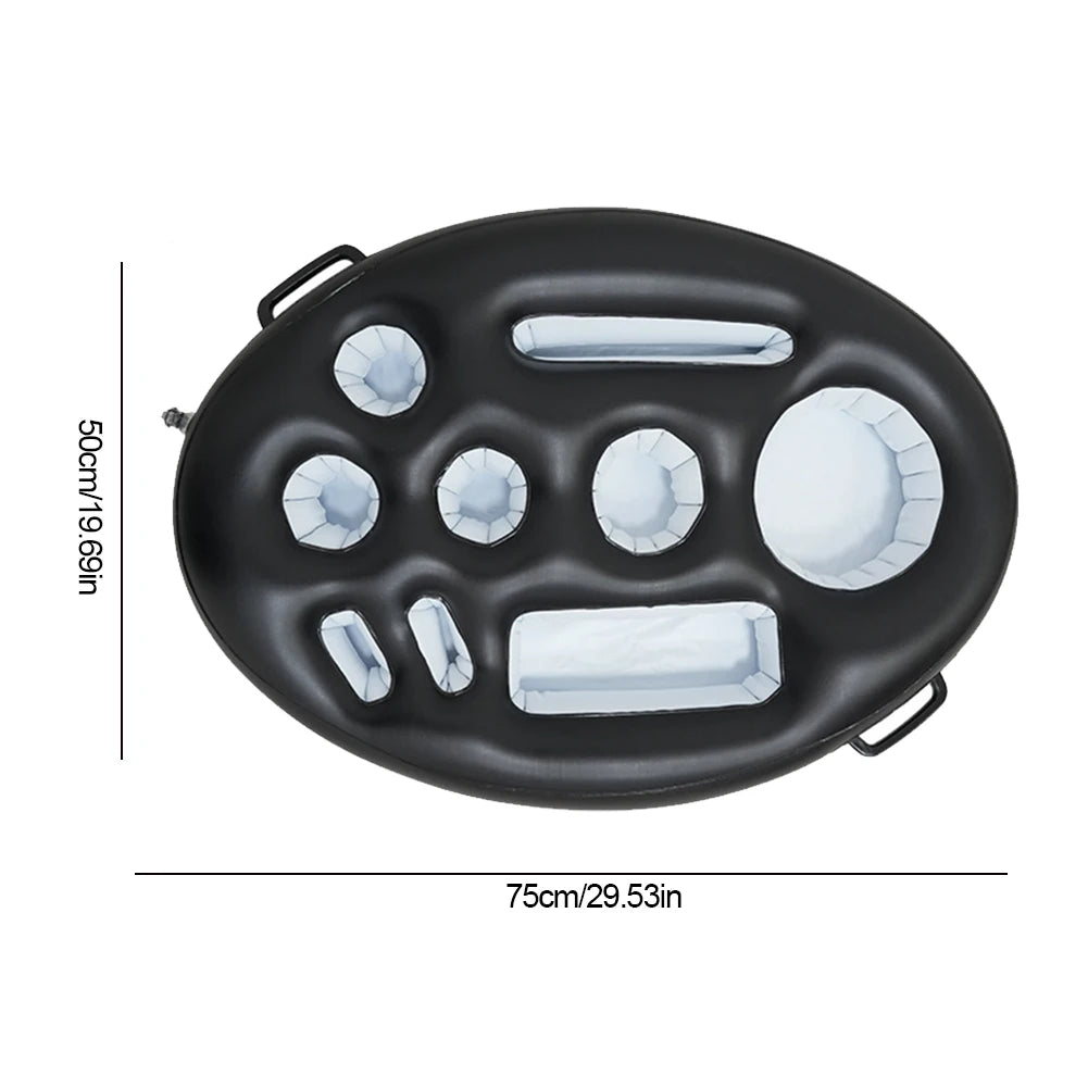 Bouée gonflable utilisation au bord de la piscine