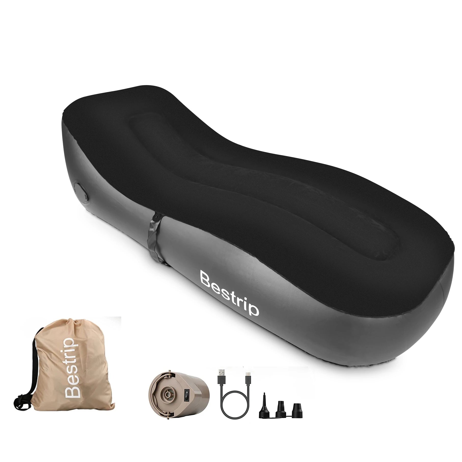 Canapé gonflable convertible usage camping