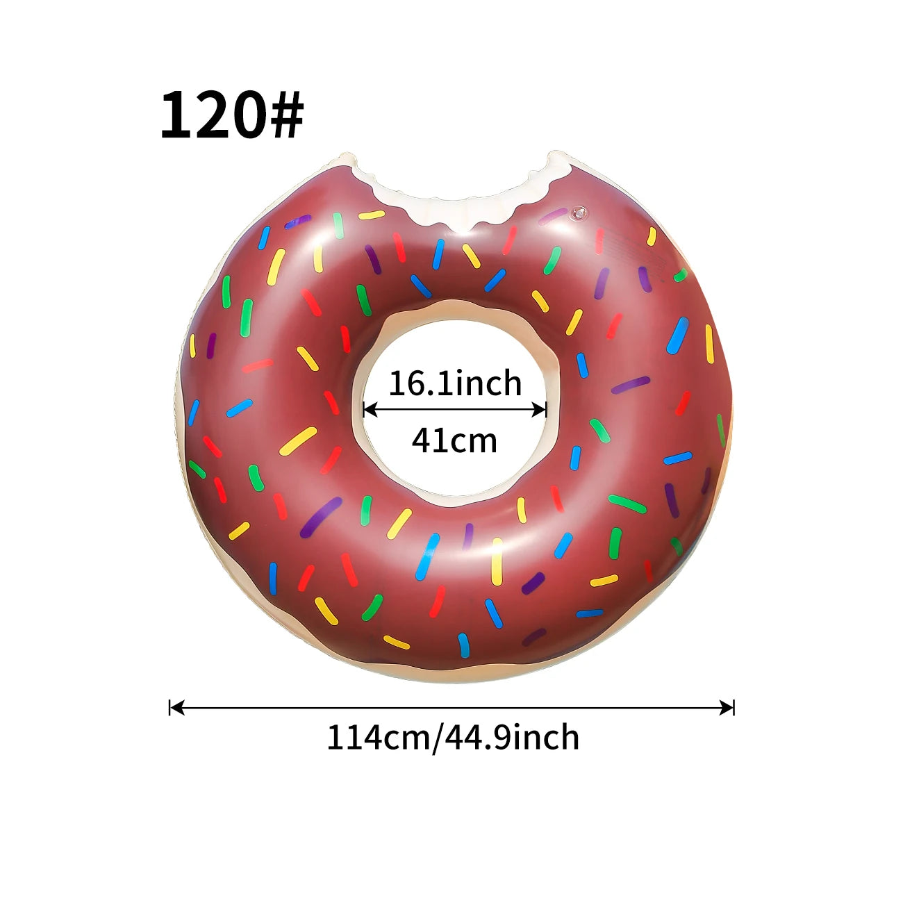 Flotteur donut rose marron toutes tailles comparatif