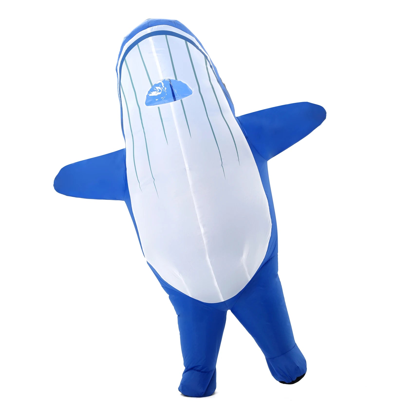 Déguisement baleine gonflable polyester unisexe