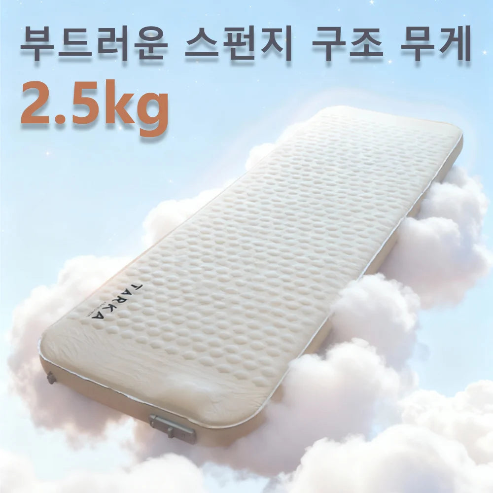 Épaisseur de 10 cm du matelas de camping gonflable