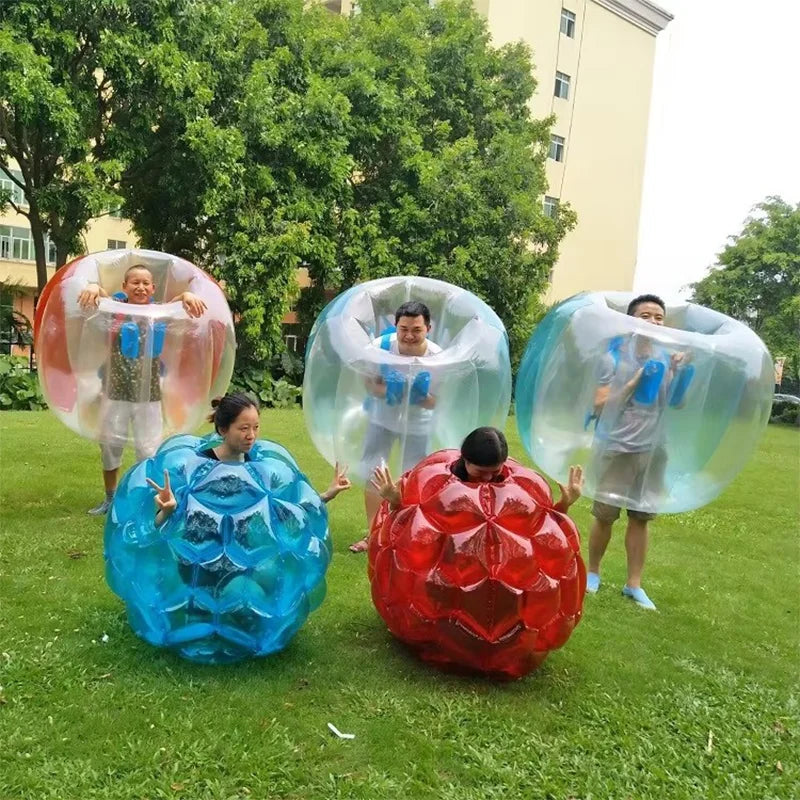 Zorb ball gonflable bumper vue de détail