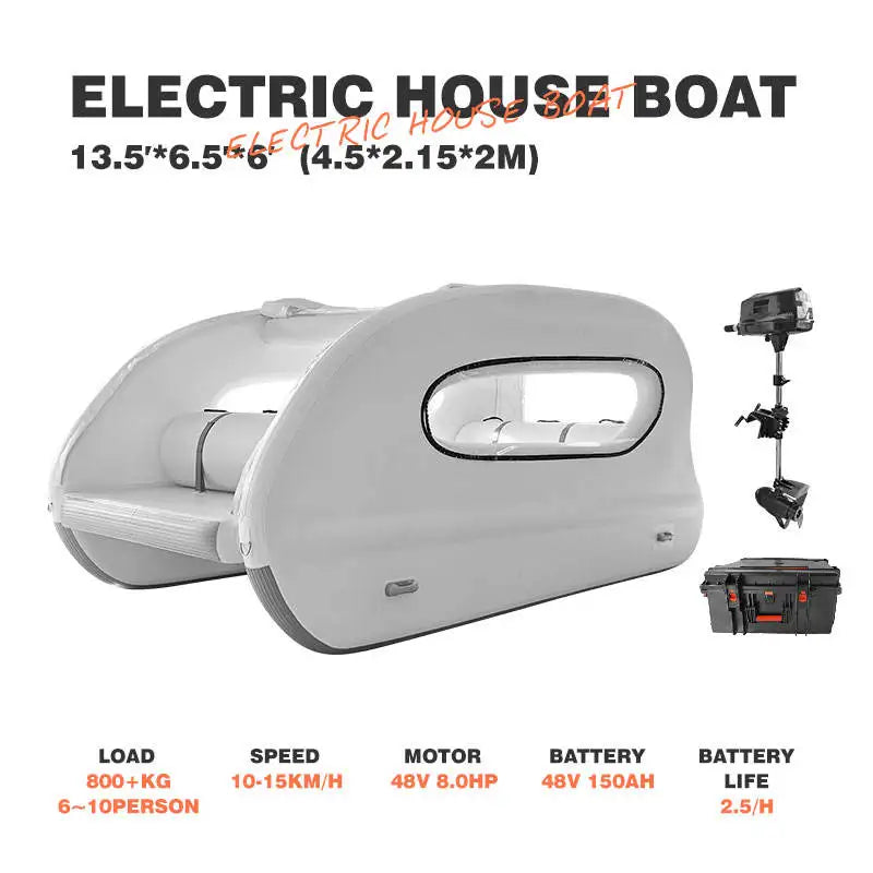 Détail de la bâche PVC du bateau gonflable