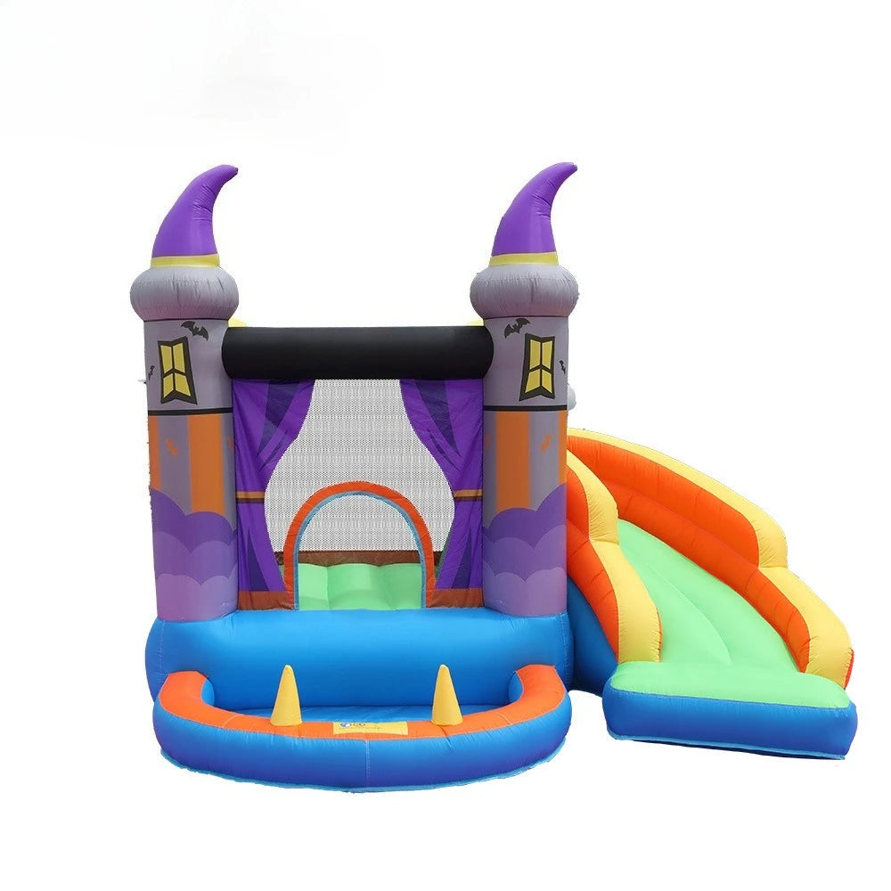 Château gonflable fête anniversaire enfants extérieur