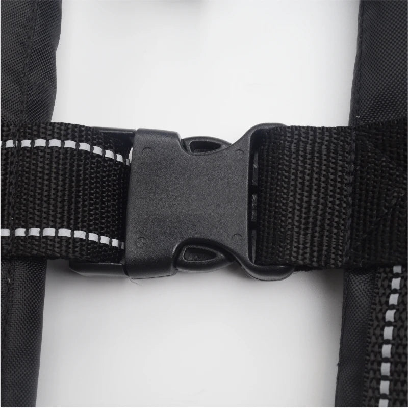 Accessoire Gonflable Gilet Sauvetage Marin Noir - vue latérale