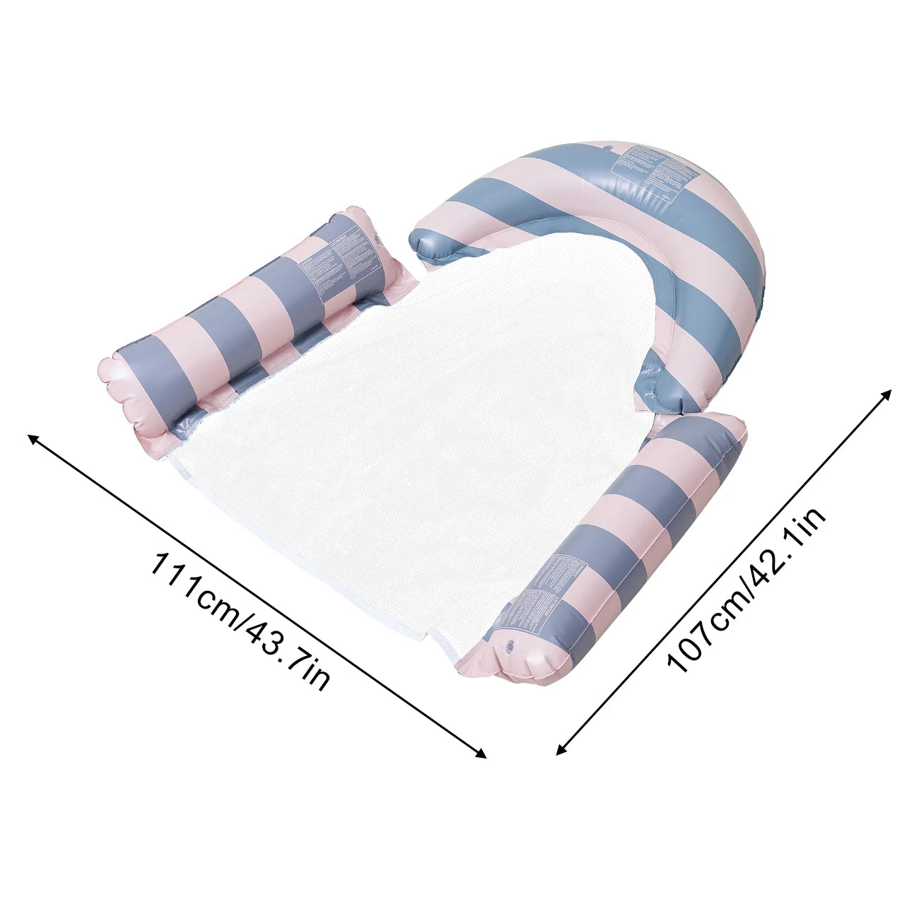Adult 4-in-1 Hammock Pool Float with 3 Tubes