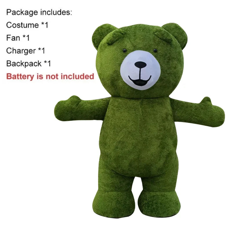 Costume gonflable mascotte avec batterie lithium