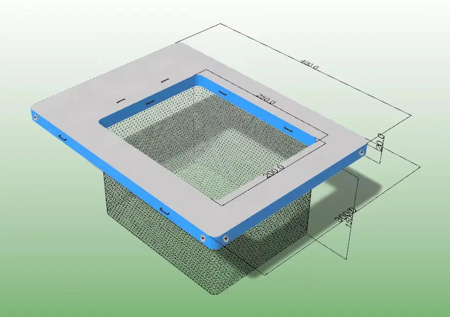 Plateforme flottante gonflable au large de la plage