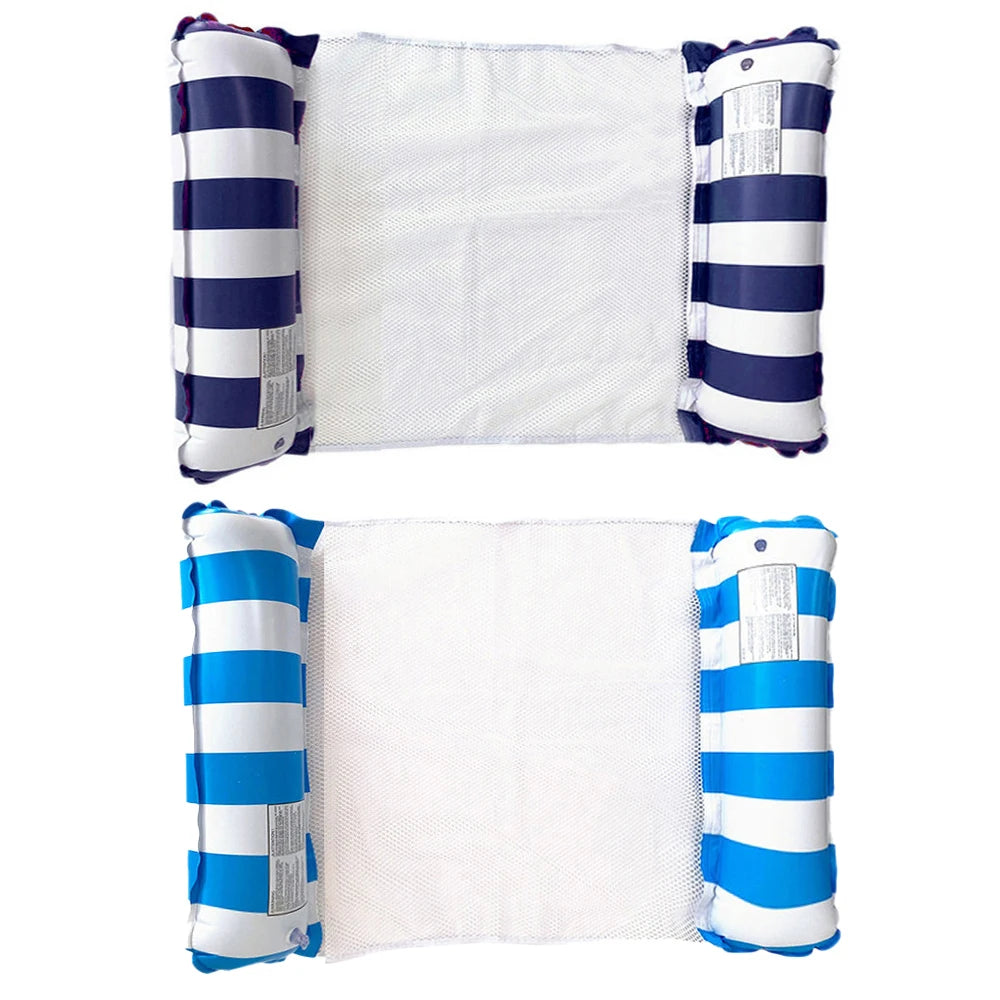 Matelas flottant gonflable piscine bleu adulte