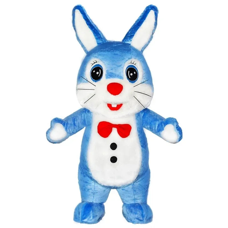Costume gonflable lapin de Pâques, coloris gris