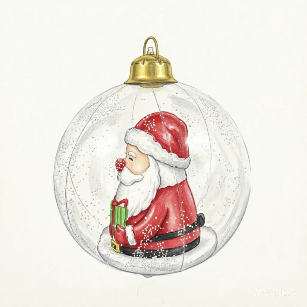 Décoration Noël gonflable globe neige PVC extérieur
