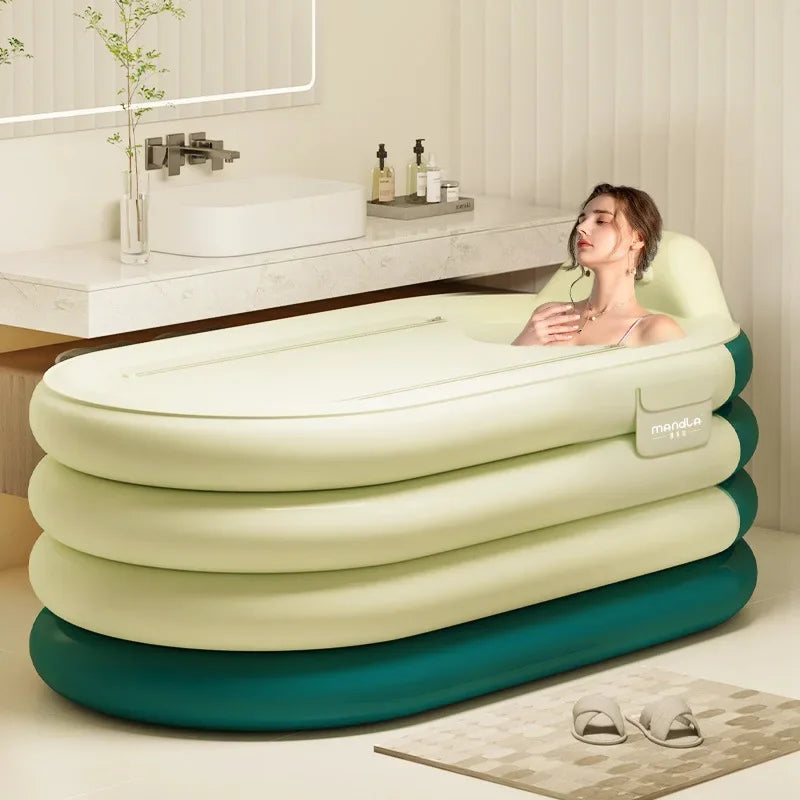 Détail de la pompe fournie avec la baignoire gonflable