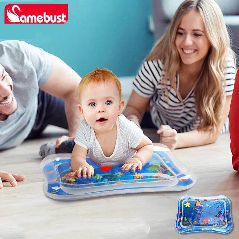 Coussin aquatique gonflable bébé tummy time éveil