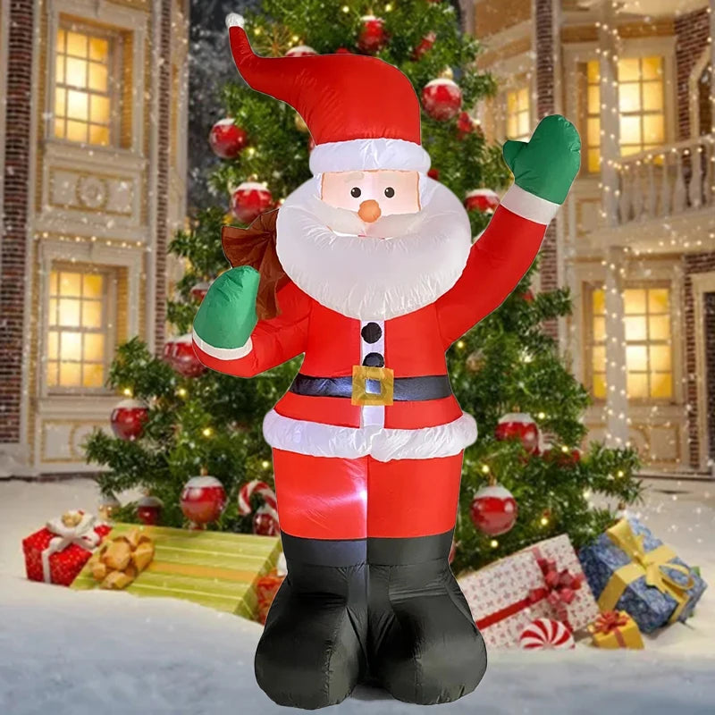 Soldat de bois gonflable Noël 2,4 m