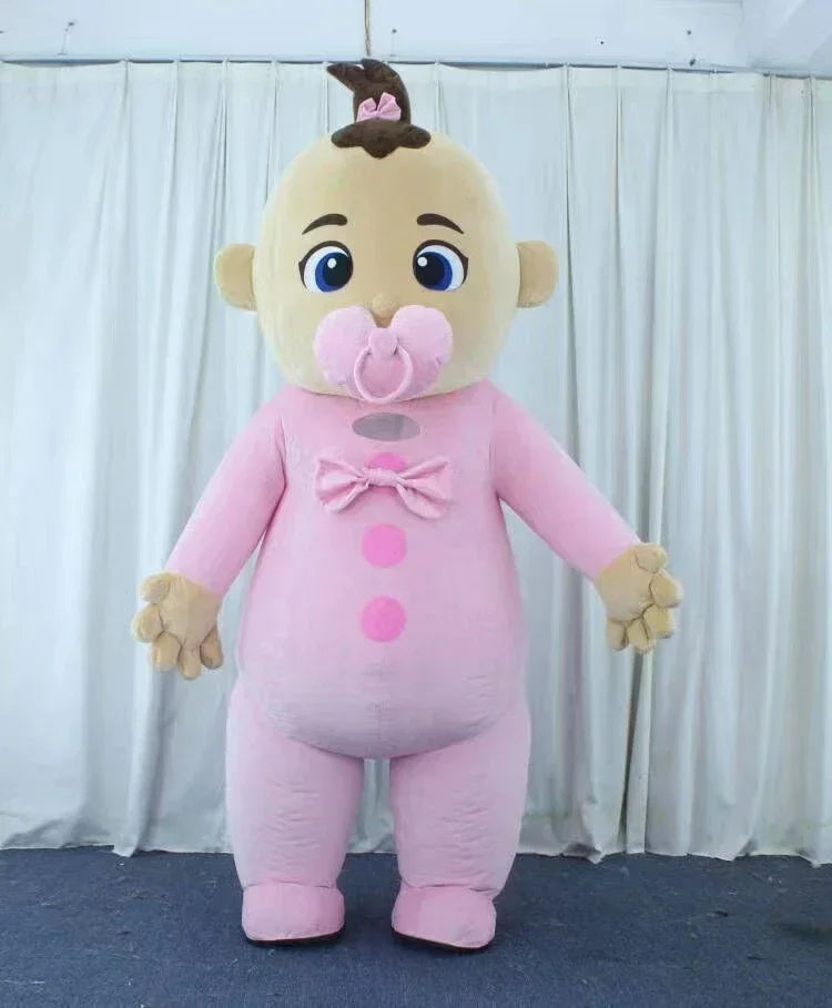 Costume gonflable mascotte savant loufoque pour carnaval
