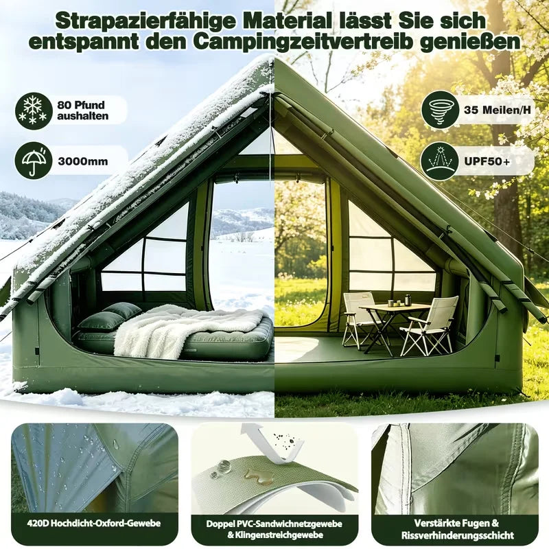 Orifice pour cheminée de la tente gonflable glamping