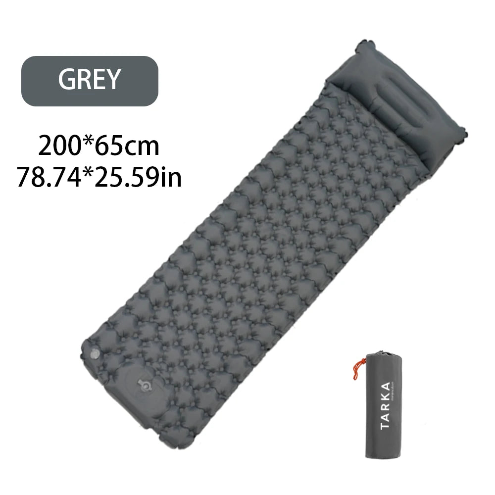 Rangement compact du matelas gonflable extra-long