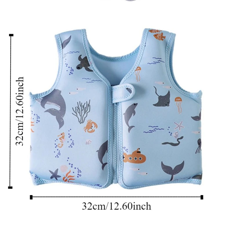 Gilet de flottaison bébé utilisé en pataugeoire