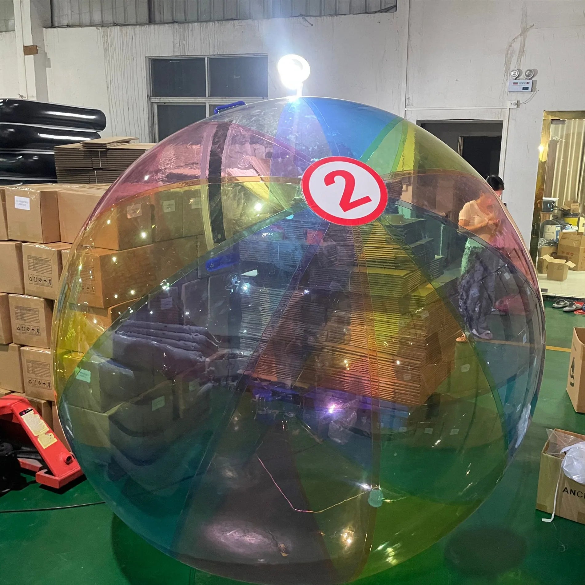 Zorb ball gonflable aquatique TPU sur l'eau