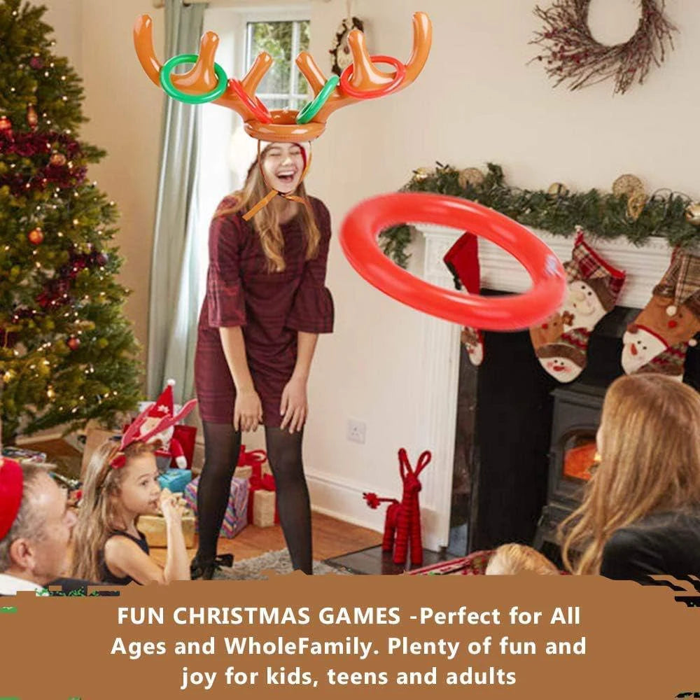 Jeu de Noël gonflable pour soirée en famille