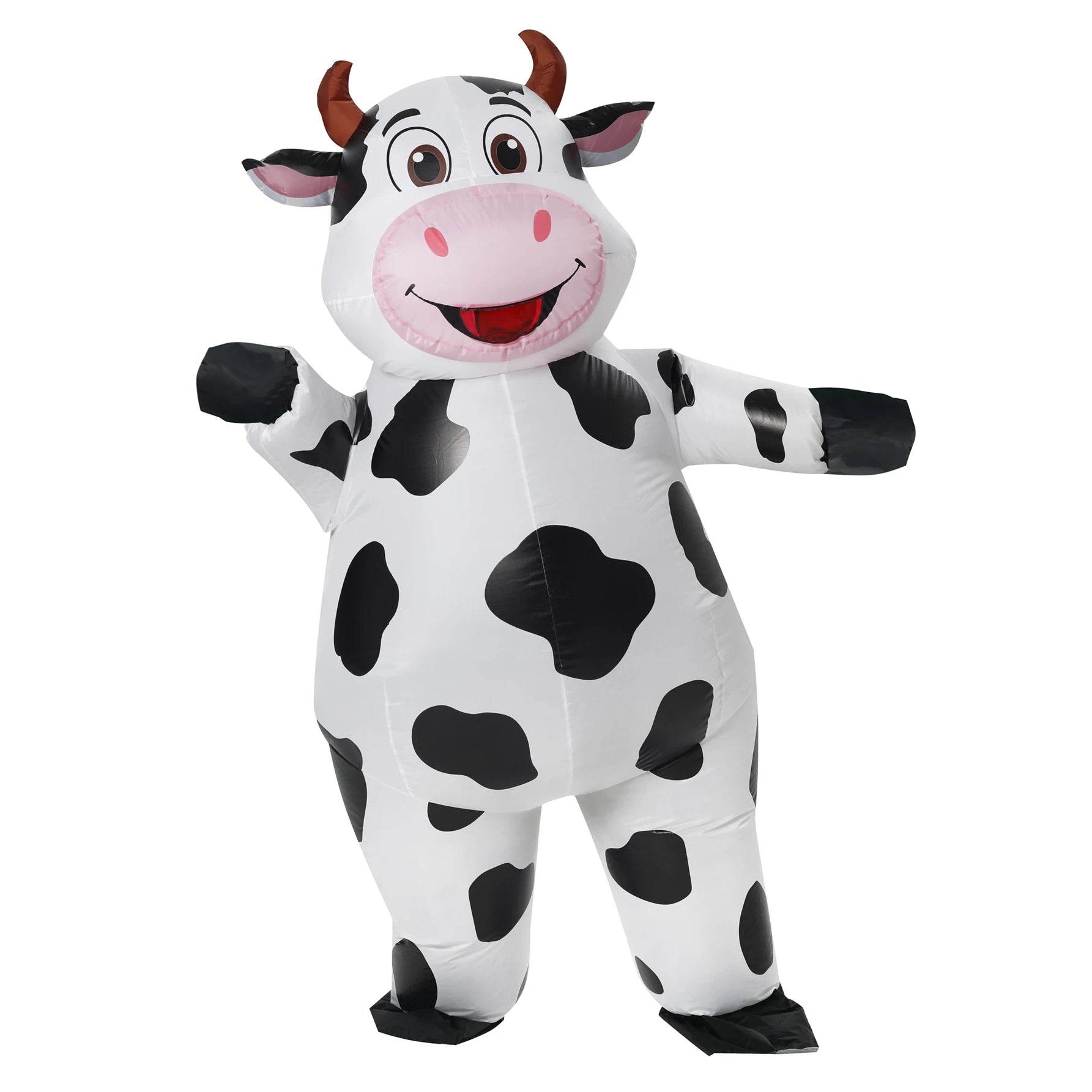 Costume gonflable vache gonflé ventilateur piles AA