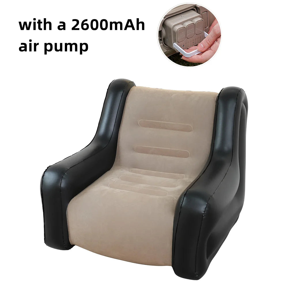 Canapé gonflable épais et robuste pour un usage durable