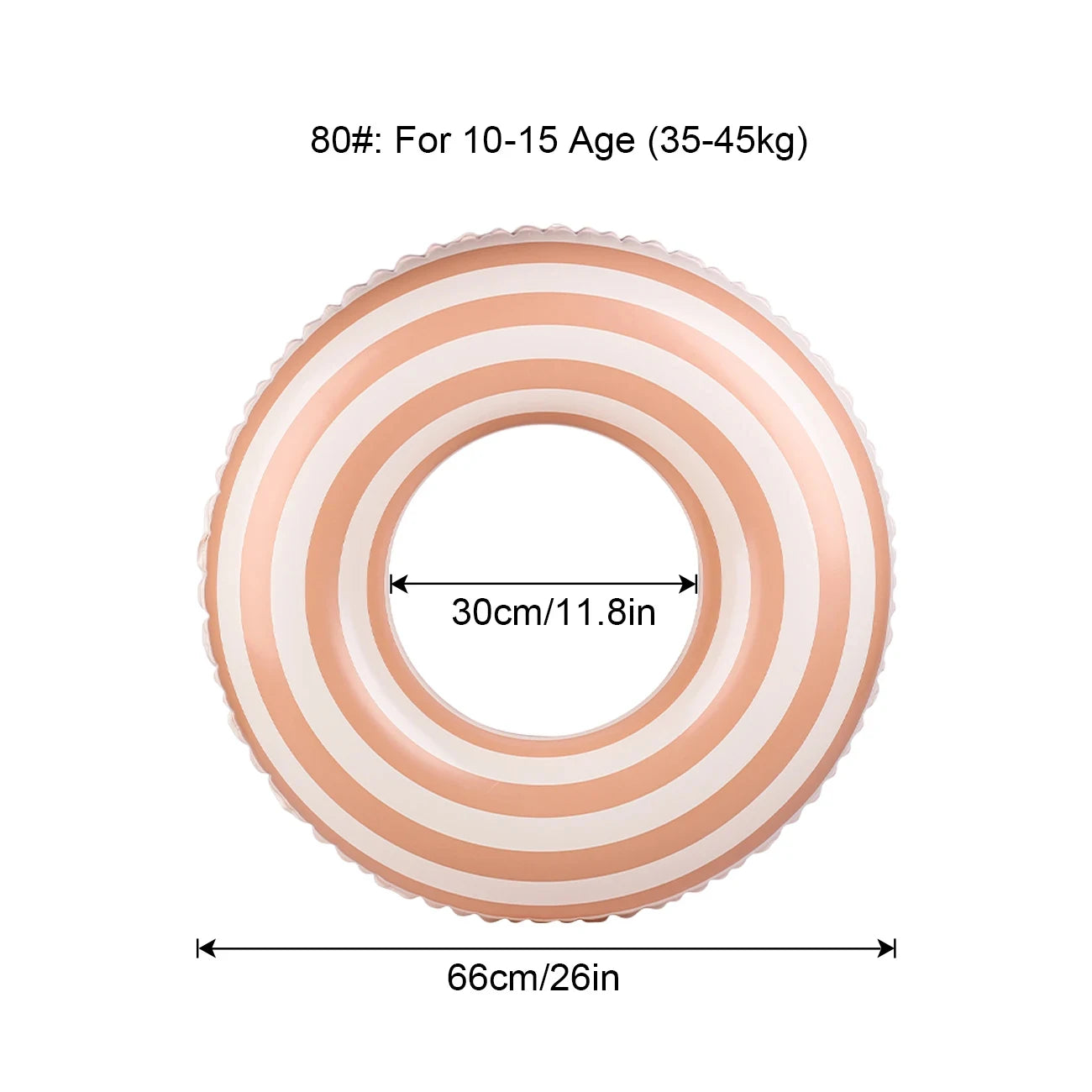 Inflatable Pool Float Ring for Adults and Children