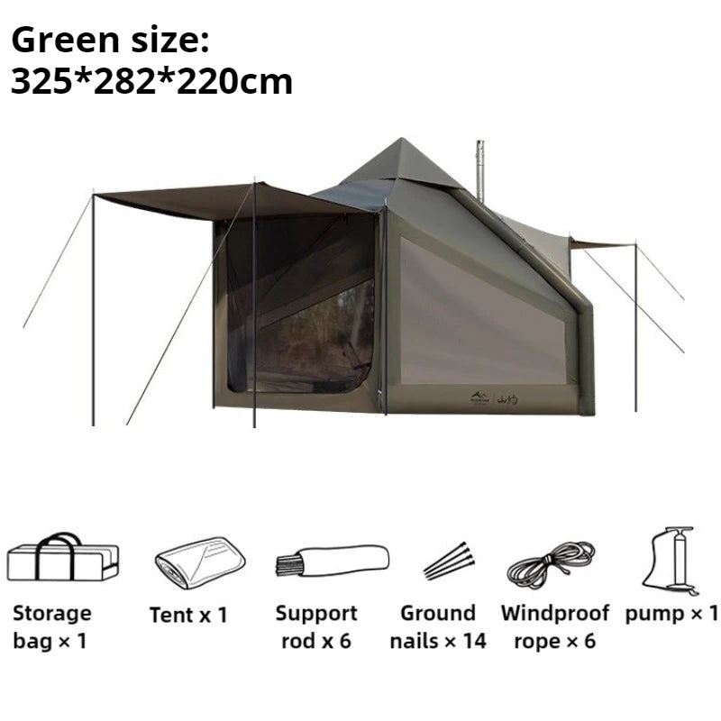 Rideau de confidentialité de la tente gonflable camping