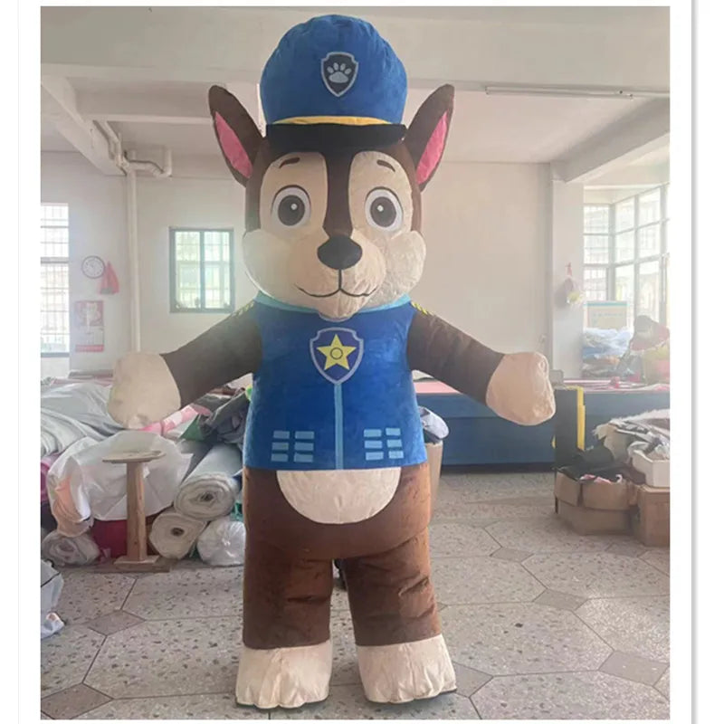 Costume Gonflable Mascotte Chien - vue d'ensemble