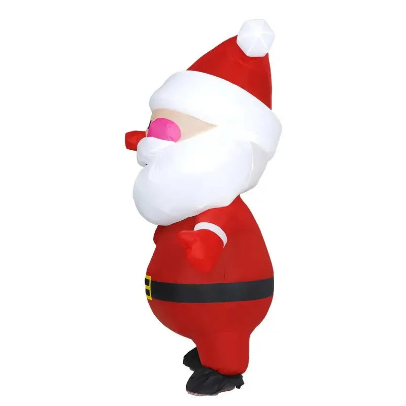 Déguisement gonflable Santa grosse tête carnaval