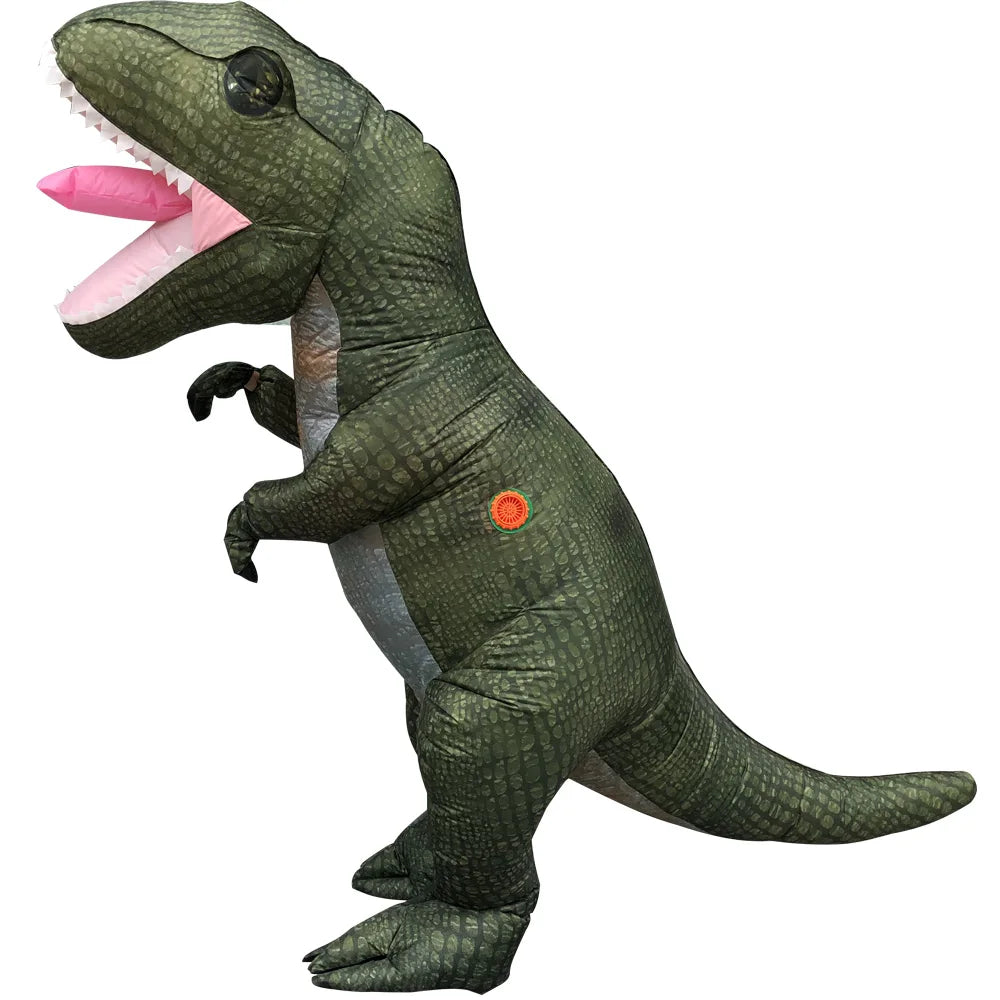 Ventilateur inclus costume dinosaure gonflable