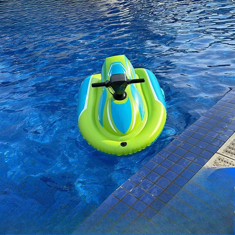 Bateau Gonflable Enfant Hélice Électrique vue d'ensemble