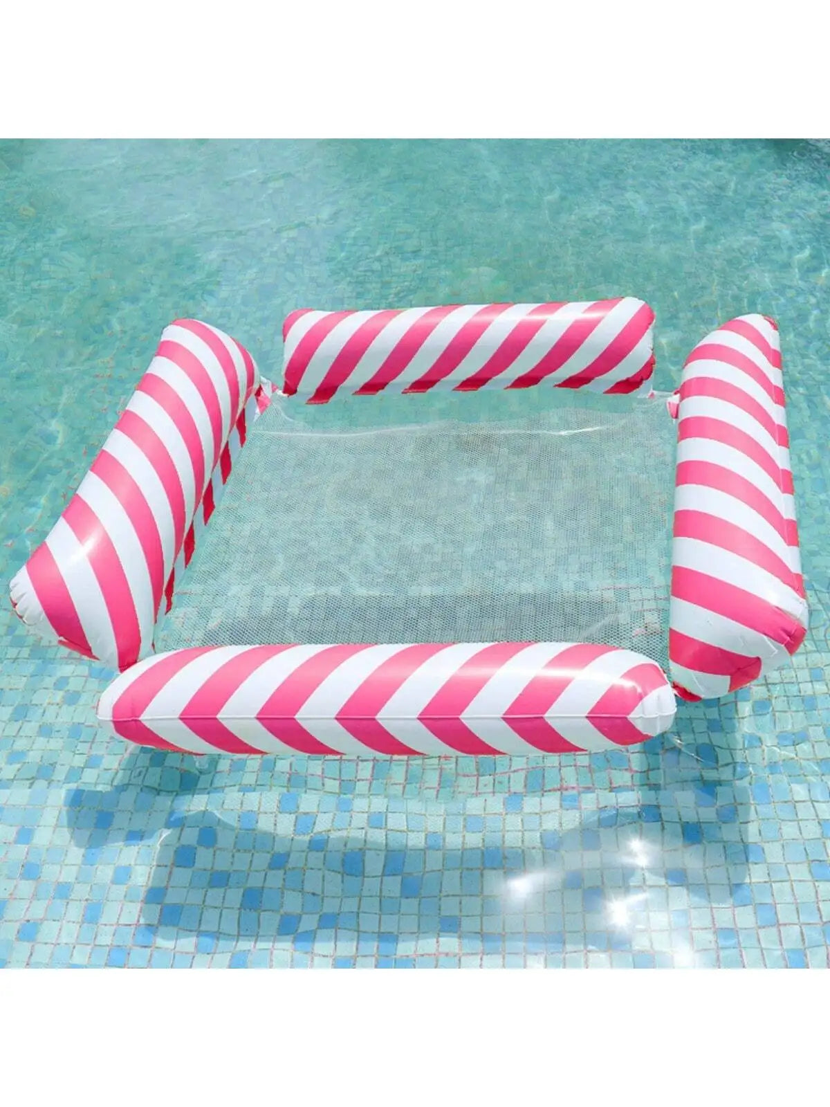 Bouée Gonflable Hamac Chaise Convertible vue de côté 13
