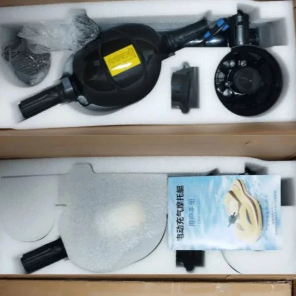 Bateau Gonflable Scooter Aquatique IPX7 en situation extérieure