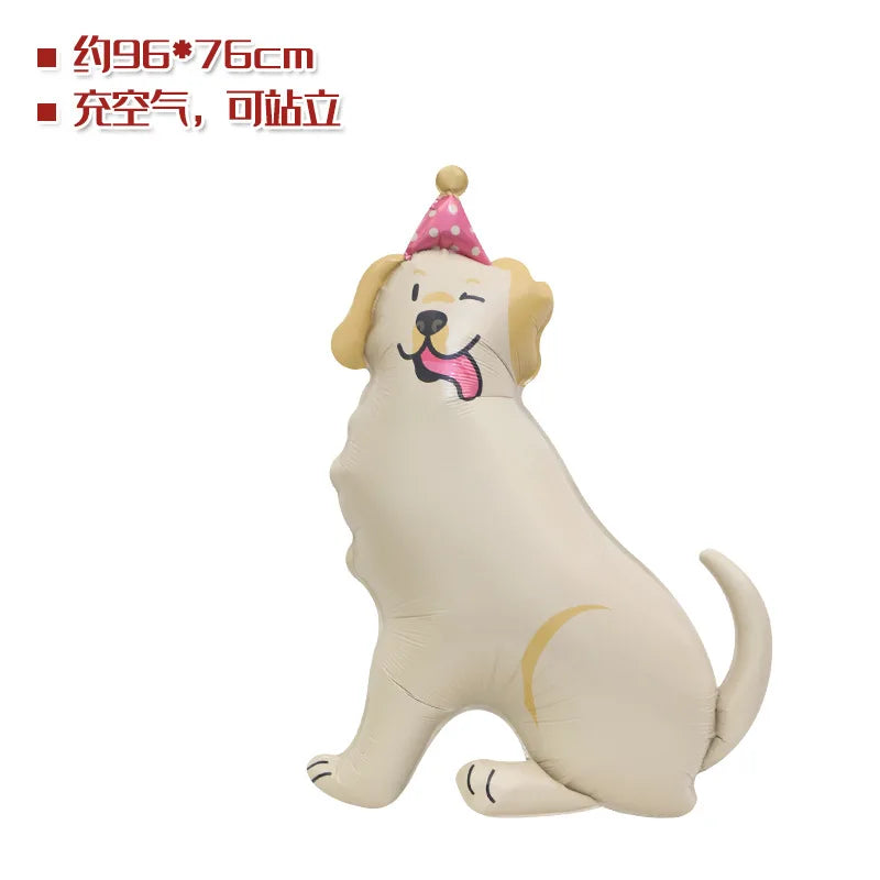 Ballon gonflable Berger chien debout aluminium cadeau amoureux