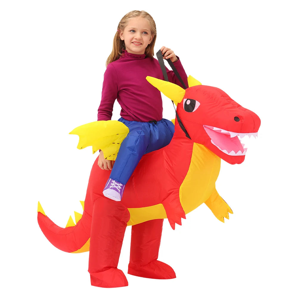 Déguisement gonflable dragon 7-10 ans anniversaire