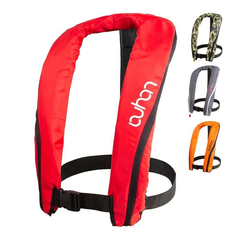 Gilet auto-gonflant 150N bleu marine pour la voile
