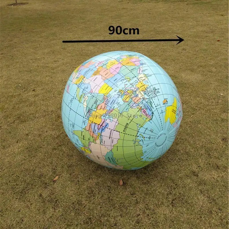Accessoire gonflable globe éducatif multicolore