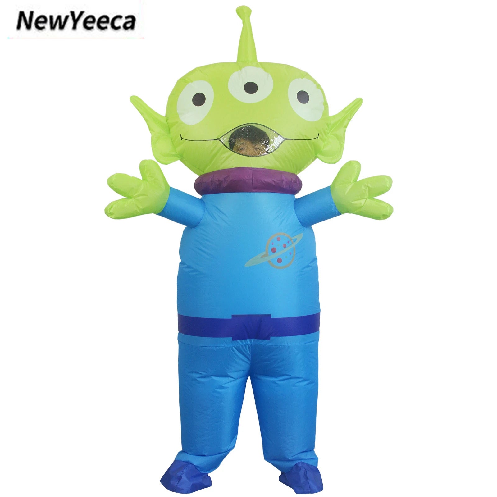 Costume gonflable Extraterrestre adulte vue de face